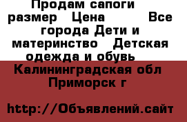 Продам сапоги 24 размер › Цена ­ 500 - Все города Дети и материнство » Детская одежда и обувь   . Калининградская обл.,Приморск г.